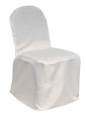 ElegantCovers.com white chair cover